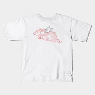 When Pigs Fly Kids T-Shirt